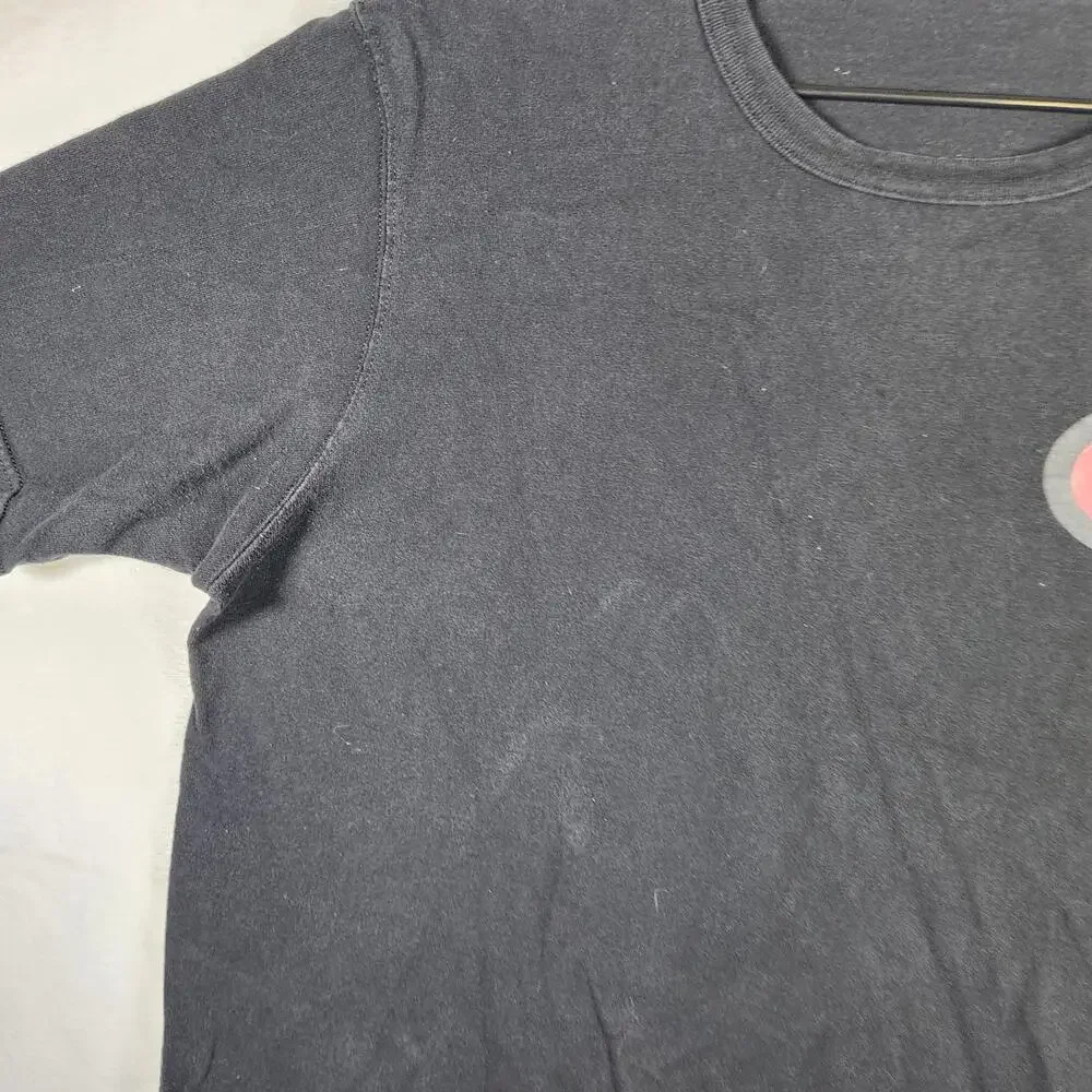 Champion Logo Tshirt‎ Short Sleeve Black Size Large - Picture 2 of 9